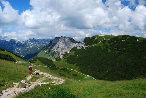 cesta z vrcholu Loser